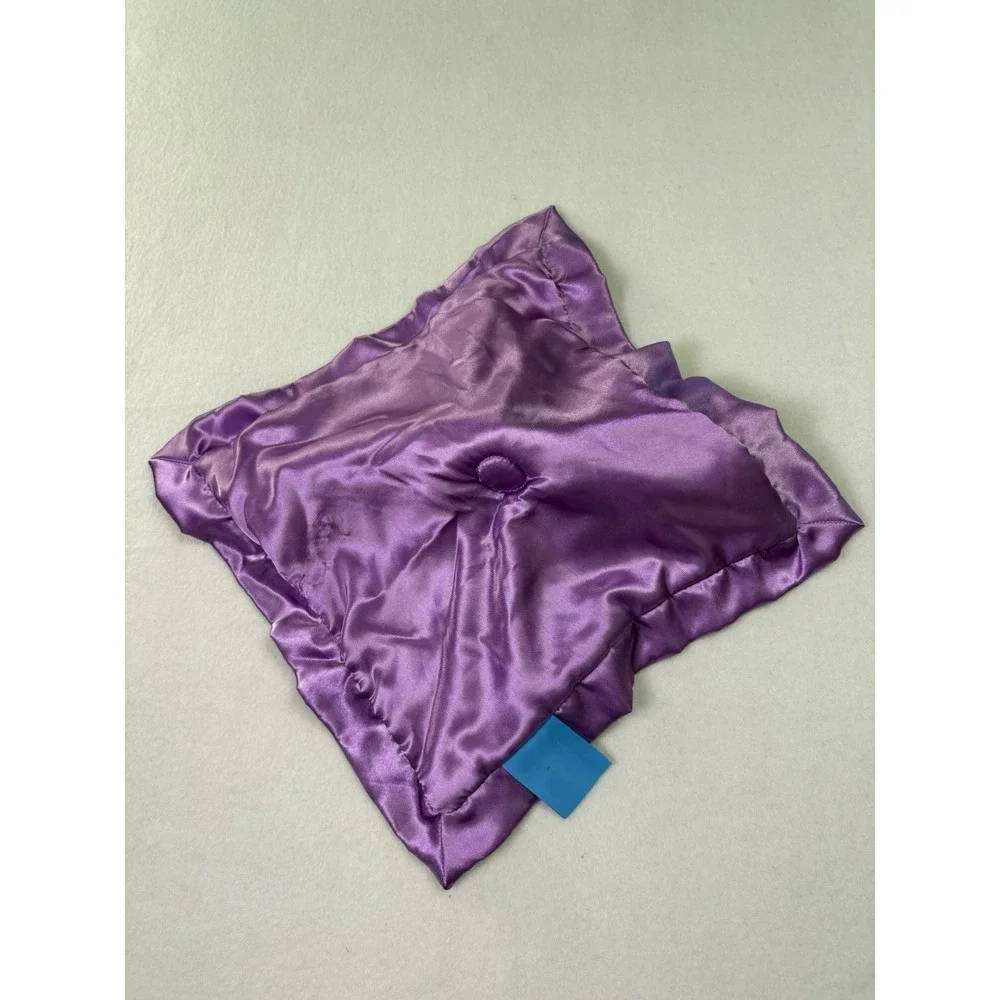 Lightning Bug Lovey Security Baby Blanket Purple Pink Love‎ Heart Satin